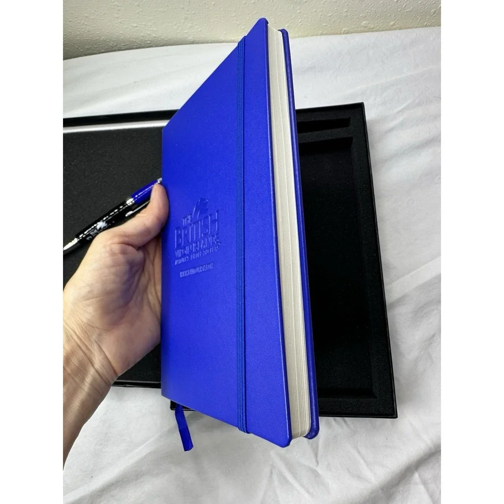 New British Virgin Island Notebook Pen Set Journal Natures Little Secret Blue